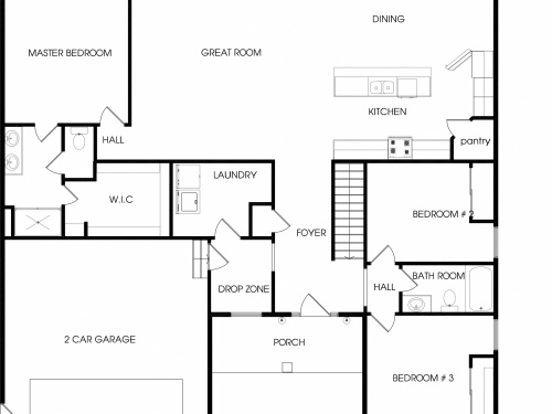 custom home plan Acadia