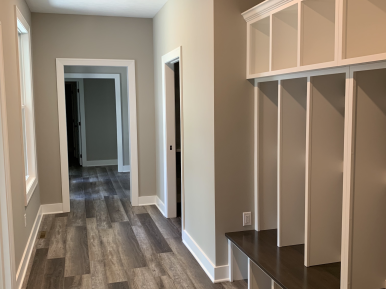 dropzone in entryway
