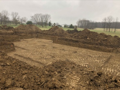 Capstone Custom Homes - digging a foundation