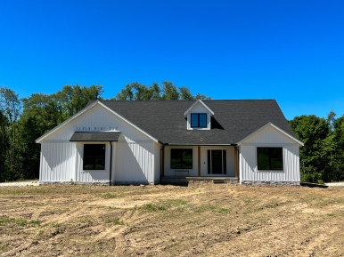 Custom home built in Creston Ohio