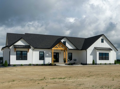 Final stages of a home build