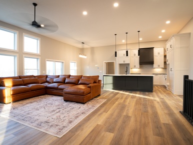 Capstone Custom Homes - Living Room Open Floor Plan