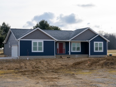 A custom exterior from Capstone Custom Homes