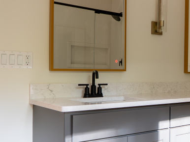 Capstone Custom Homes Bathroom and Smart Mirror