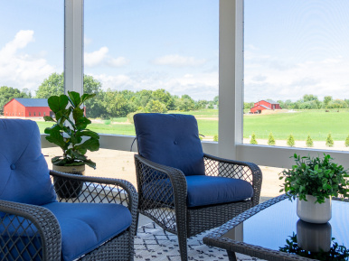 Capstone Custom homes outdoor living