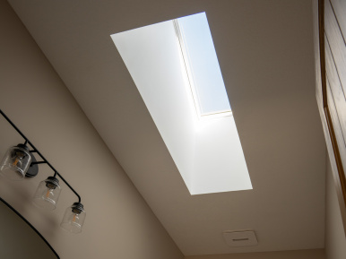 custom bathroom skylight