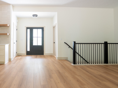 Basement stair placement