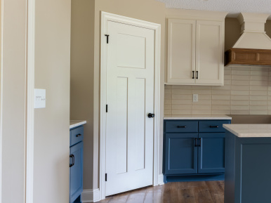 Pantry placement in the kitchen