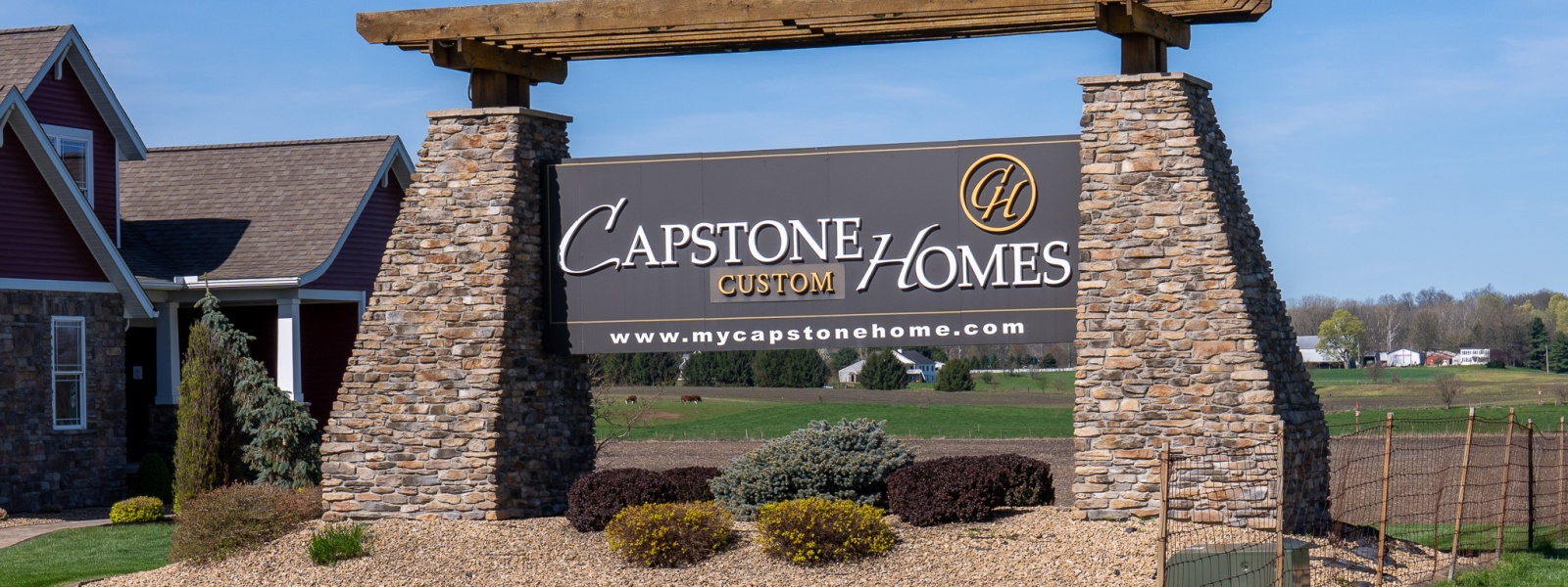 Capstone Custom Homes Sign