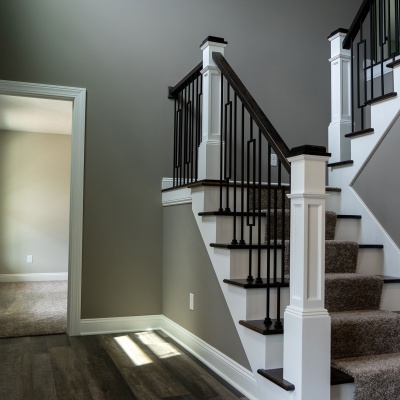 Capstone Custom Home Stairway
