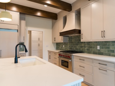 a custom kitchen by Capstone 