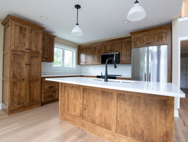 Custom A Frame Kitchen with Island