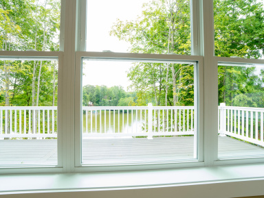 Custom A Frame Back Porch