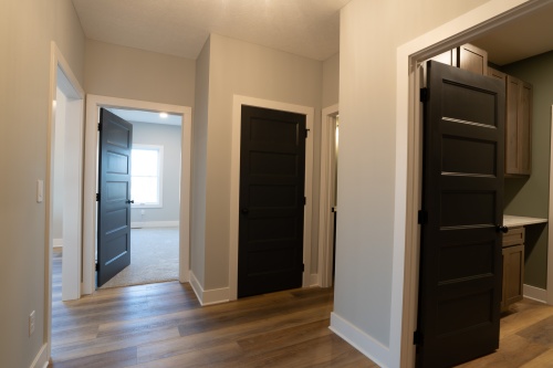Hallway of The Voyageur created by Capstone Custom Homes