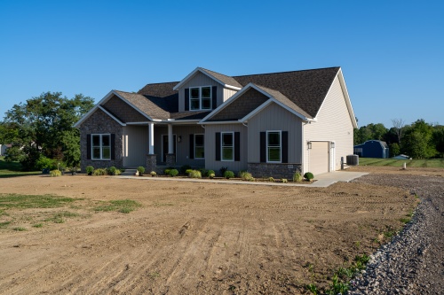 Capstone custom homes exterior of house