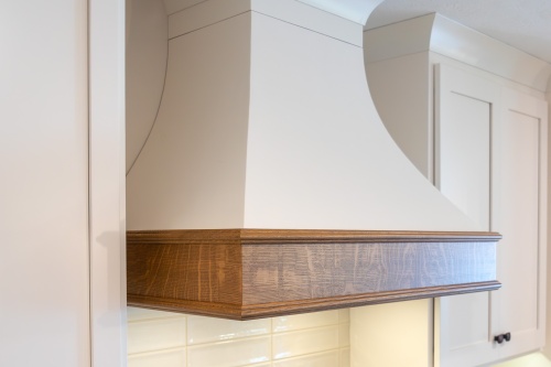 a Capstone Custom homes range hood