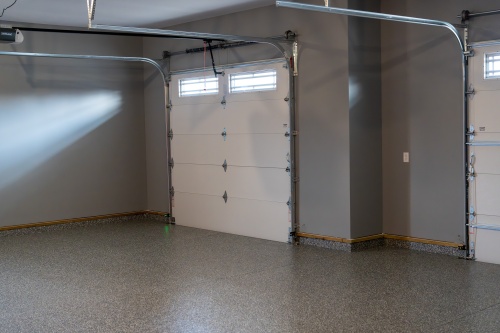 Capstone Custom Homes oversized garage door